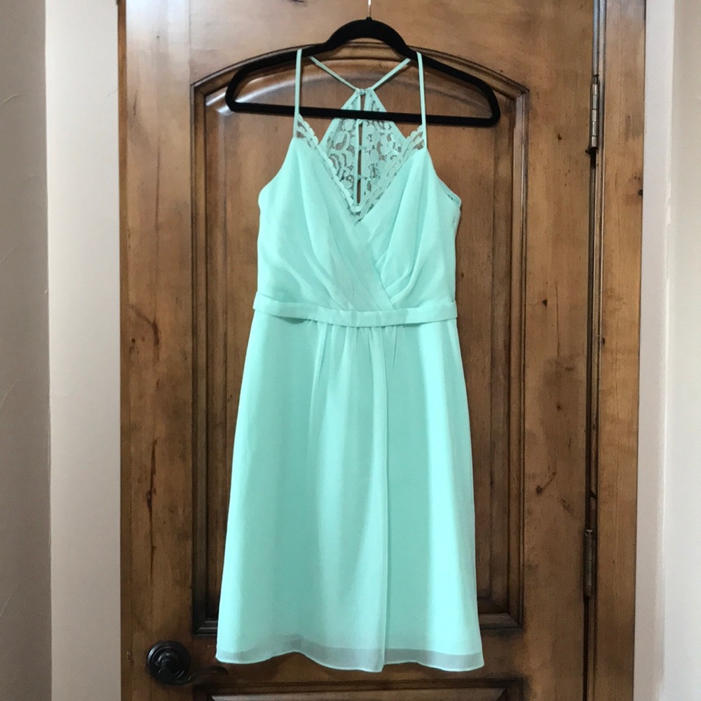 David’s Bridal Mint Formal Dress - Size 4